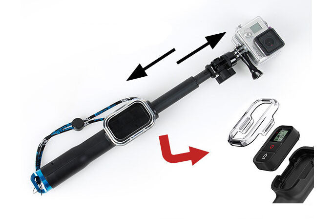 98cm Monopod with Gopro Wifi Housing