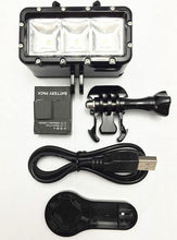Waterproof Dimmable LED Flash light for GoPro, SJcam, Xiaomi Yi