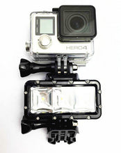 Waterproof Dimmable LED Flash light for GoPro, SJcam, Xiaomi Yi