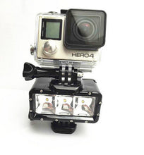 Waterproof Dimmable LED Flash light for GoPro, SJcam, Xiaomi Yi