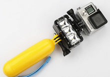 Waterproof Dimmable LED Flash light for GoPro, SJcam, Xiaomi Yi