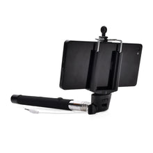 Wired battery free Selfie Stick - Extendable Handheld Monopod with Built-in Remote Shutter