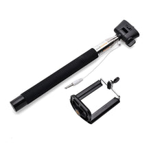 Wired battery free Selfie Stick - Extendable Handheld Monopod with Built-in Remote Shutter